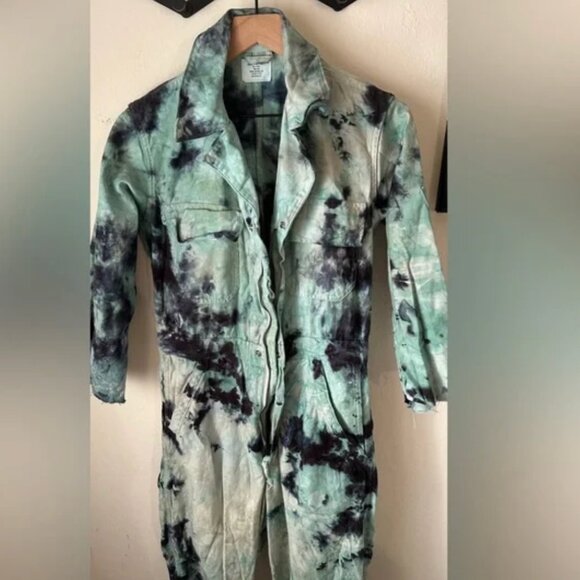 Men's Coveralls Tennier Industries, Inc. Green Tie Dye - Picture 11 of 13